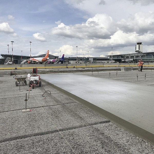 Rénovation du tarmac de l’aéroport de Bâle-Mulhouse